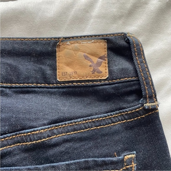 American Eagle Dark Wash Super Stretch Jegging Jeans - Picture 3 of 6